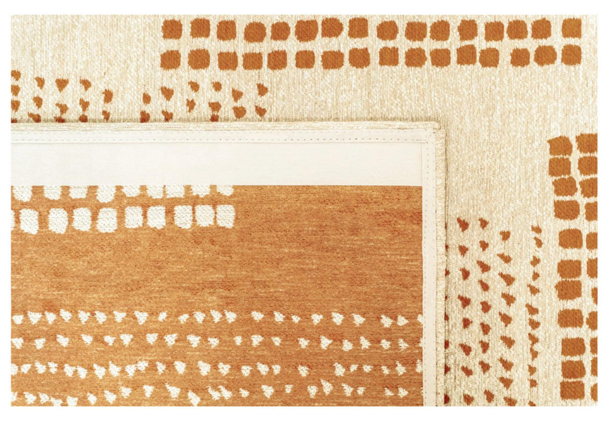 TEPPICH modern Flachgewebe TERRACE Beige 170 x 240 cm - Beige, Textil (170/240cm) - Novatrend