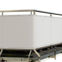 BALKONUMSPANNUNG SolVision PB2 90/500 cm Weiß PE - Weiß, Kunststoff (500/90cm) - Sol Royal