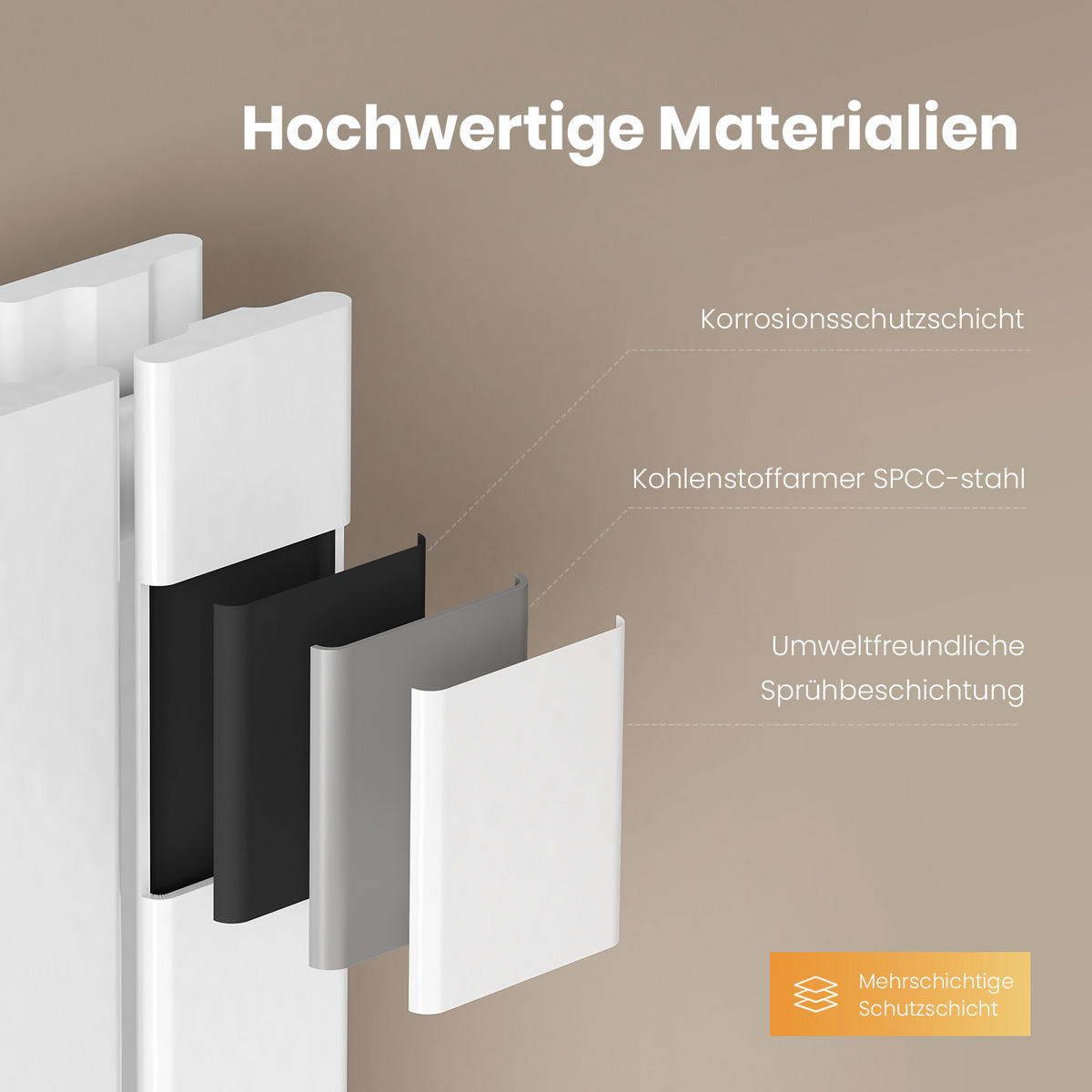 HEIZKÖRPER Flachheizkörper Weiß 63/62/6,3 cm - Weiß, Metall (62/63/6.3cm) - EMKE