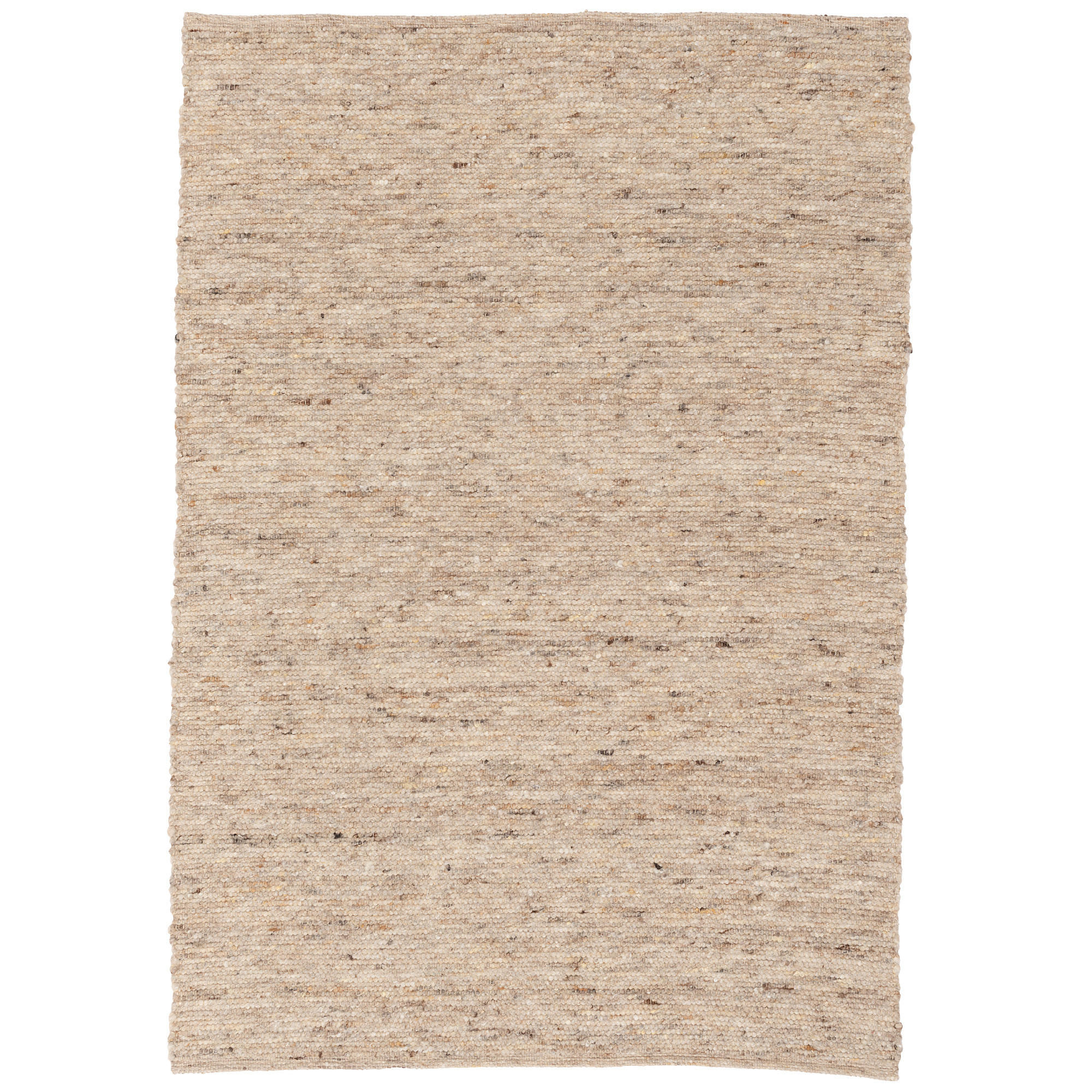 NATUR TEPPICH WOLLE ALASKA MELIERT - Naturfarben, Textil (140/200cm) - Pergamon