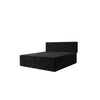 BOXBETT Figo III Schwarz 160x200 cm - Schwarz, Textil (160/200cm) - B&B Home