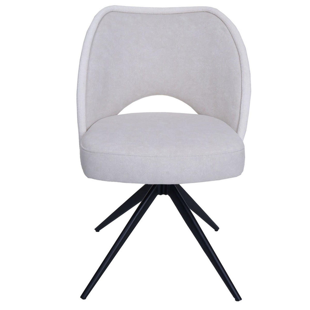 ESSZIMMERSTUHL Cremeweiß 6er-Set - Creme/Weiß, Textil (54/84/61cm) - MCW