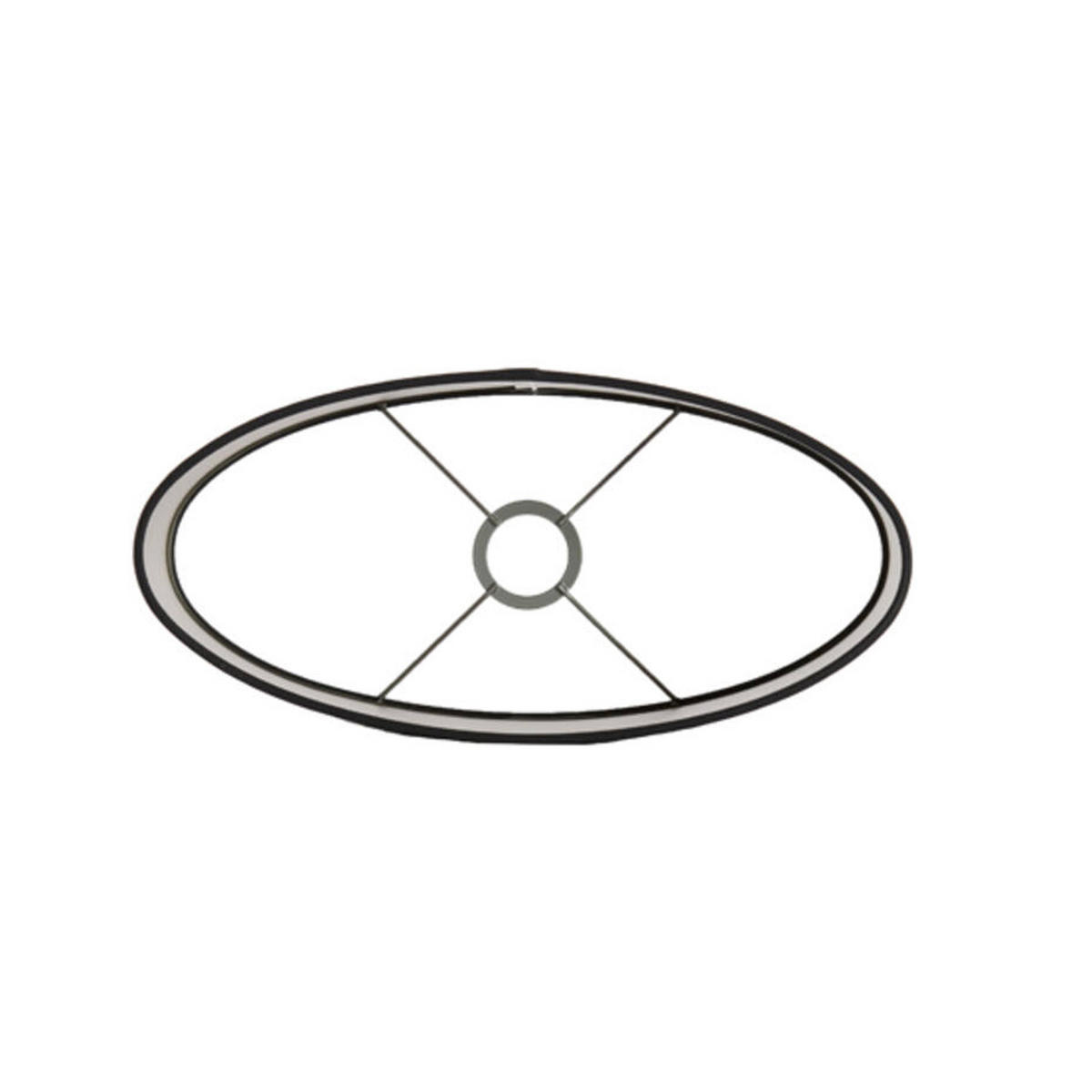 LAMPENSCHIRM KEYON 38x17,5x19 cm, oval, Grün - Grün, Textil (38/17.5/19cm) - Light & Living