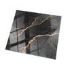 TISCHPLATTE 60x60 cm Marmoraderung im Design - Goldfarben/Schwarz, Glas (60/60/0.4cm) - TULUP