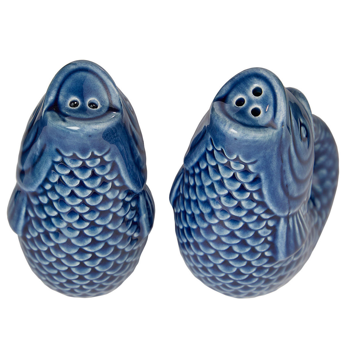 SALZ- & PFEFFERSTREUER (2-teilig) SALT & PEPPER - Blau, Stein (4/9/7cm) - Butlers