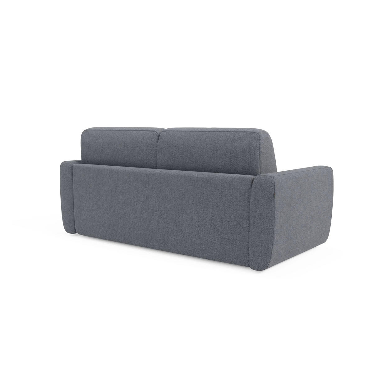 SCHLAFSOFA Leonida - Blau, Metall (202/92/98cm) - Divani.store