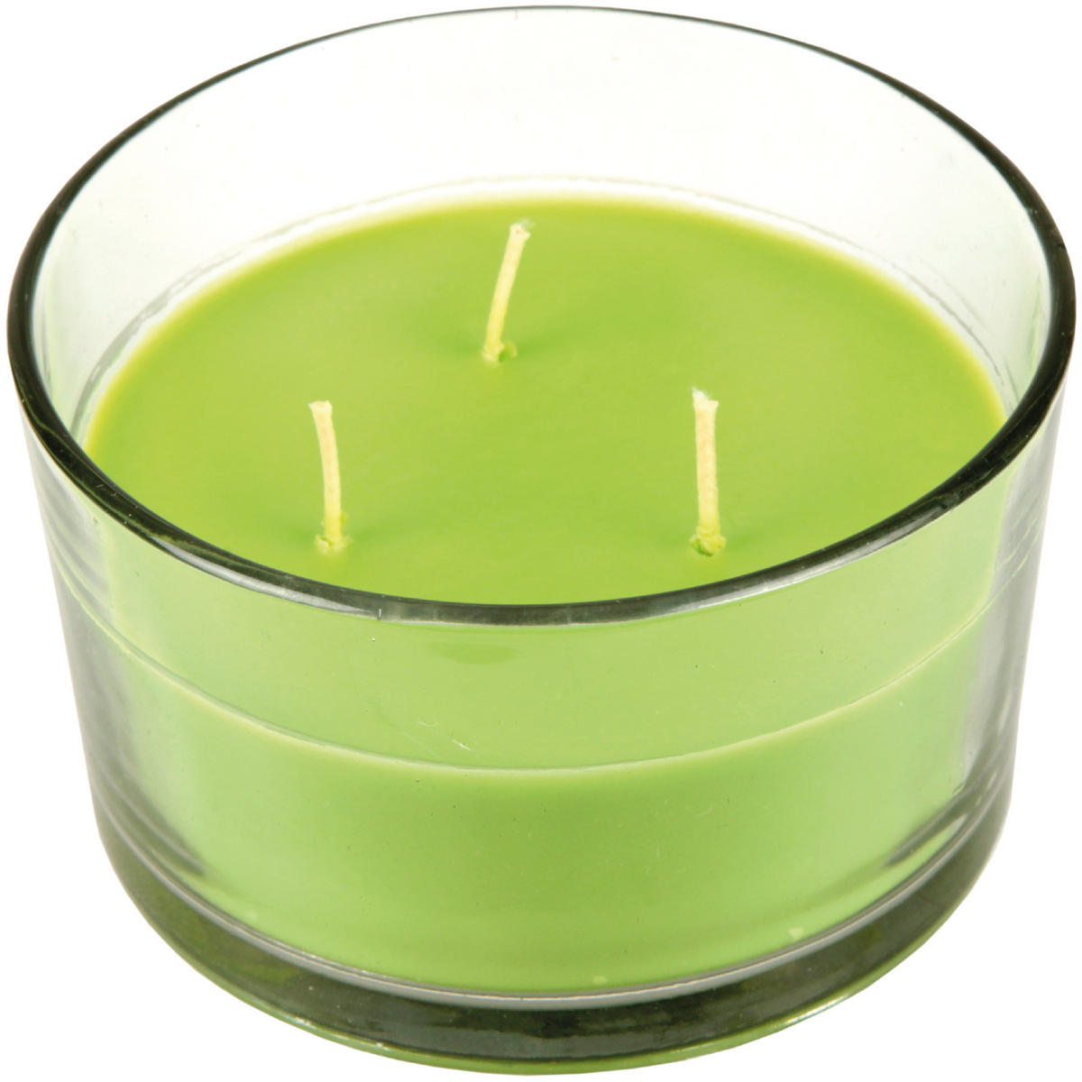 DUFTKERZE "Cocktail Edition" Mojito - Hellgrün, Naturmaterialien (13/8cm)