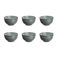 SCHALEN Zen Ø14cm - 6er-Set - Naturfarben - Grau, Keramik (14cm) - Björn