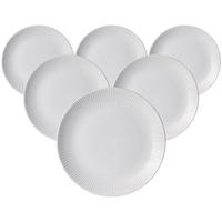 SPEISETELLER Banda Weiß ø 27 cm 6er Set - Weiß, Keramik (27cm) - Ritzenhoff Breker