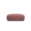 POUF Molino aus strukturiertem Stoff rosa - Pink, Textil (100/36/100cm) - Micadoni
