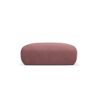 POUF Molino aus strukturiertem Stoff rosa - Pink, Textil (100/36/100cm) - Micadoni