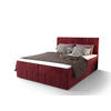 BOXBETT BAHAMA 140x200, mit Matratze H3 und Topper, Monolith 59 - Rot, Holz/Kunststoff (140/200cm) - Bedante