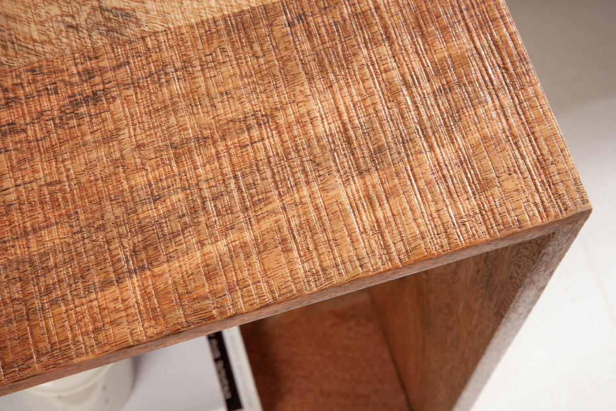 BEISTELLTISCH MAKASSAR Mangoholz Natur 45 cm - Braun, Holz (33/43/43cm) - riess-ambiente