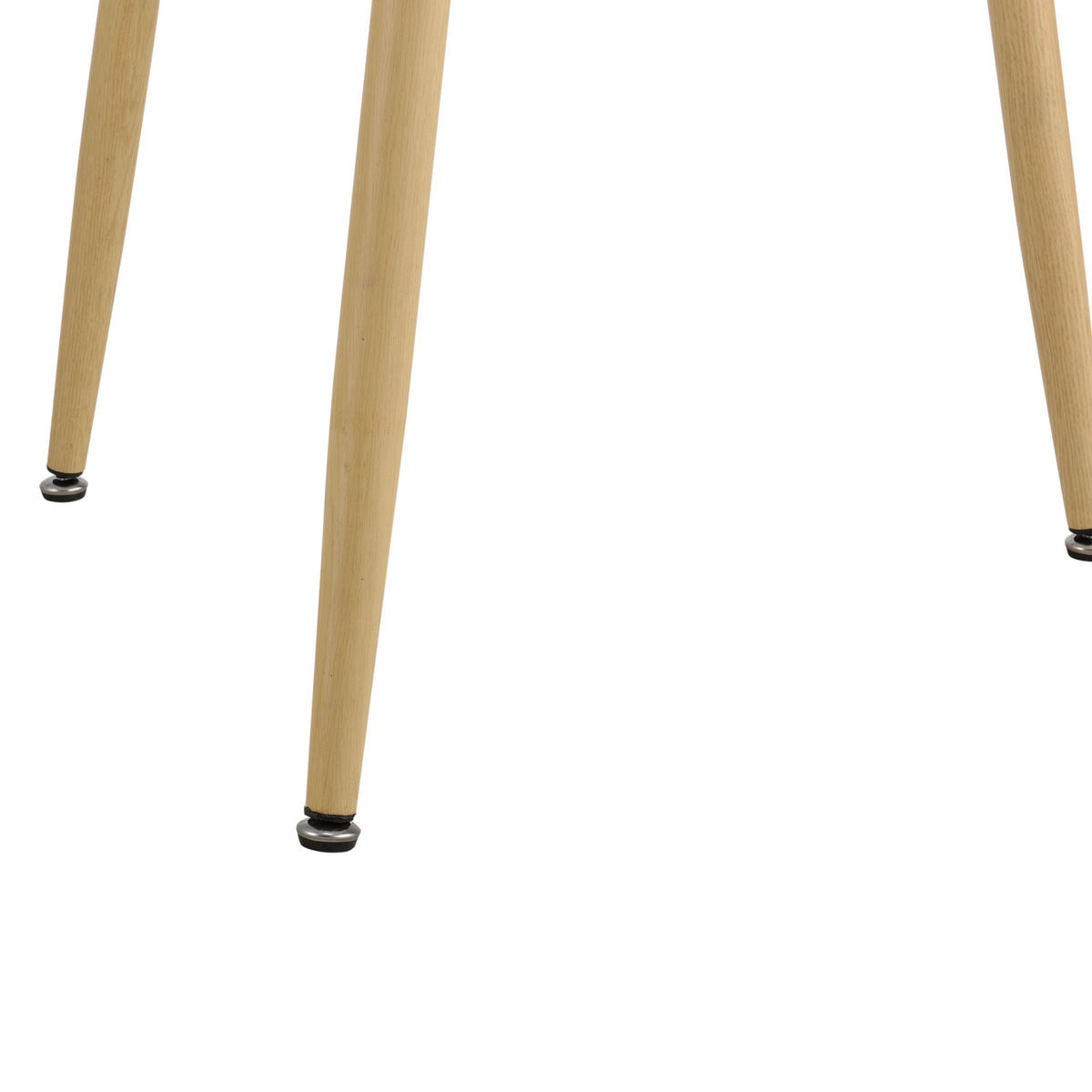 ESSTISCH Hessen - Braun/Weiß, Holzwerkstoff/Metall (80/80/74cm) - [en.casa]