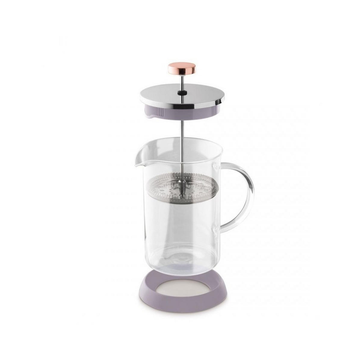 TEEKANNE Grau 9/9/20 cm BH8588 - Grau, Glas (0.6L) - Berlinger Haus