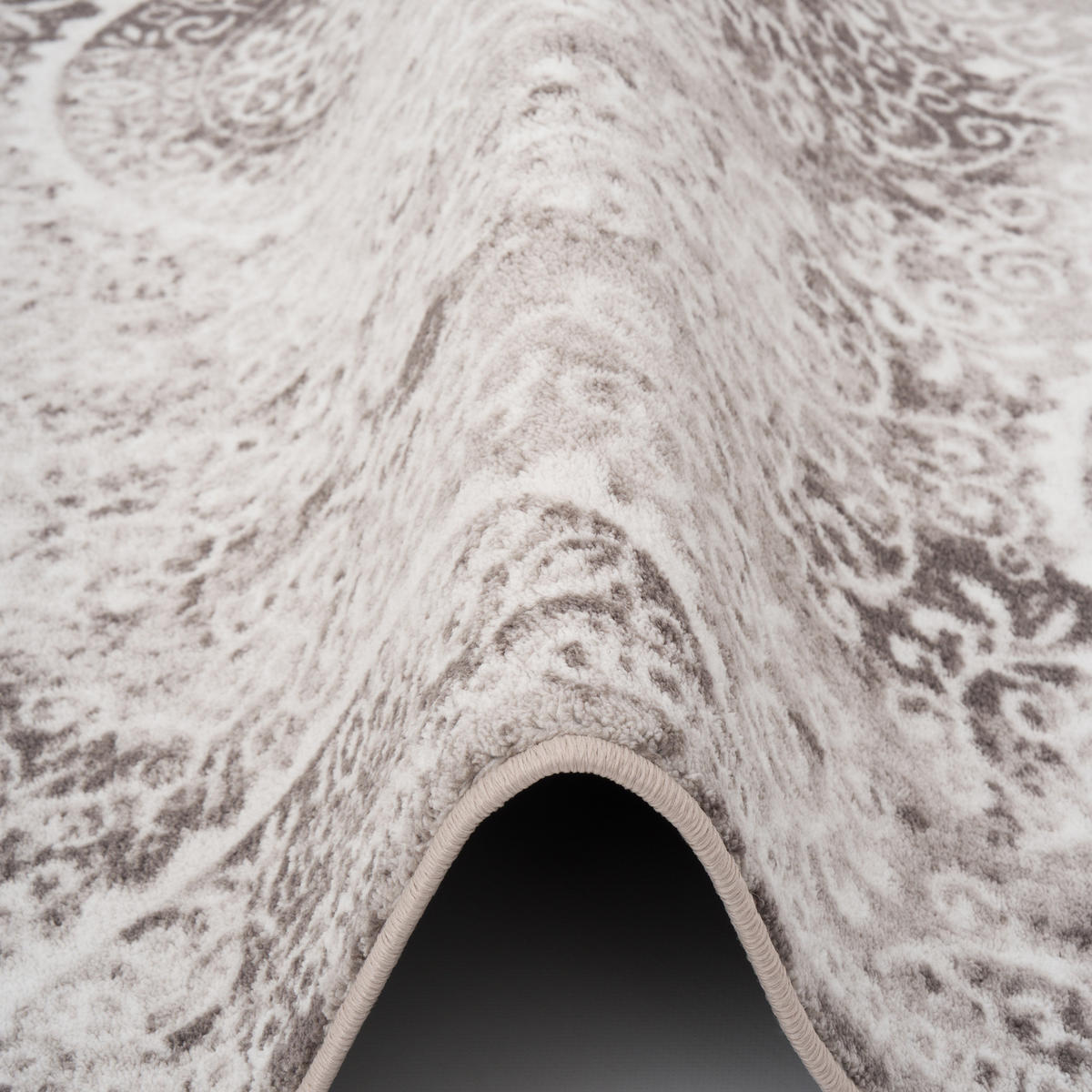 DESIGNER TEPPICH TAWIRA VINTAGE KLASSIK BAROCK - Grau, Textil (80/150cm) - Pergamon