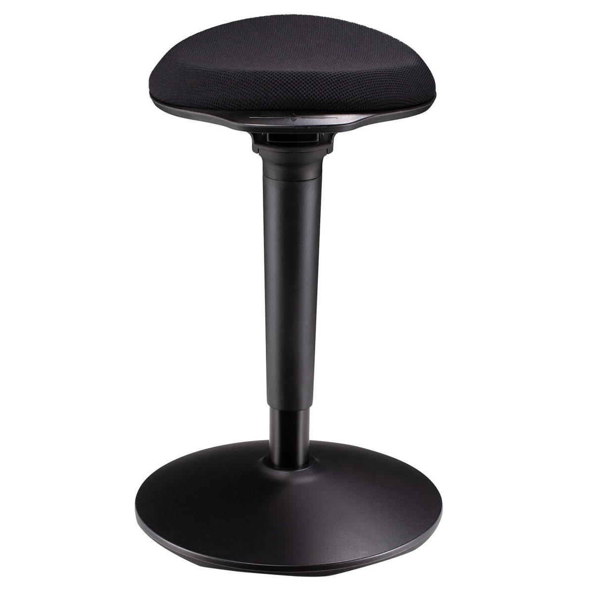 BÜROHOCKER ASTORIA - Schwarz, Textil (42/73/38cm) - CARO-Möbel