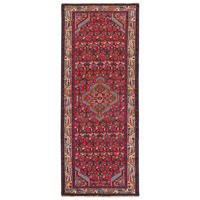 TEPPICH Assadabad Rot 193/76 cm Schurwolle - Rot, Textil (76/193cm) - Looma