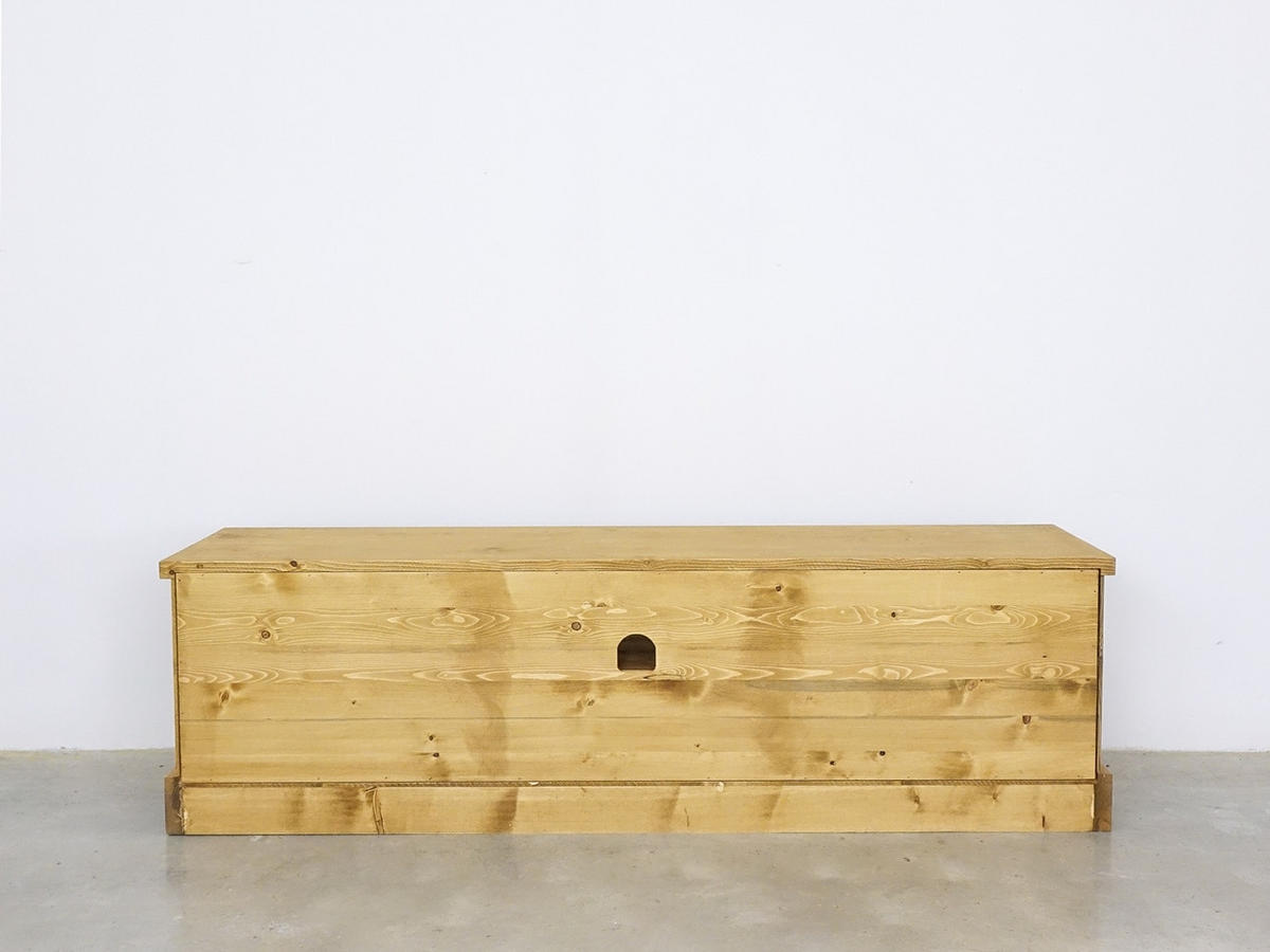 TV-SCHRANK aus Massivholz Industrial - Honig, Holz (160/46/40cm) - Seart