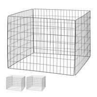 3XKOMPOSTER - Schwarz, Metall (90/70/90cm) - Relaxdays