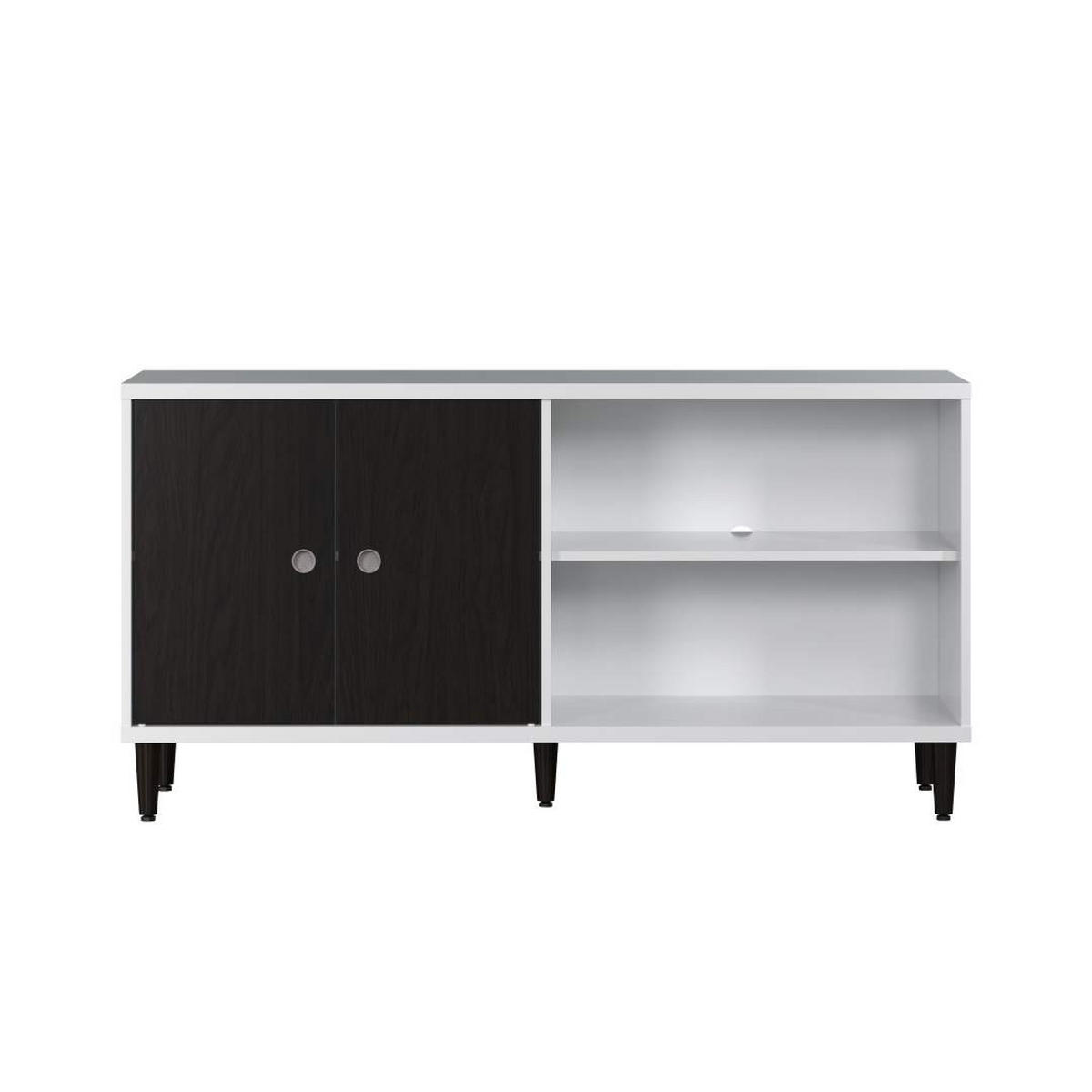 TV TISCH weiß - Weiß, Holzwerkstoff (136/70/36cm) - ebuy24