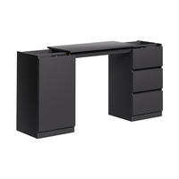 KOMMODE MIT SCHREIBTISCHFUNKTION Varino, Schwarz, 80 x 75.5 cm ausziehbar - Schwarz, Holzwerkstoff (80/75.5/40cm) - Vicco