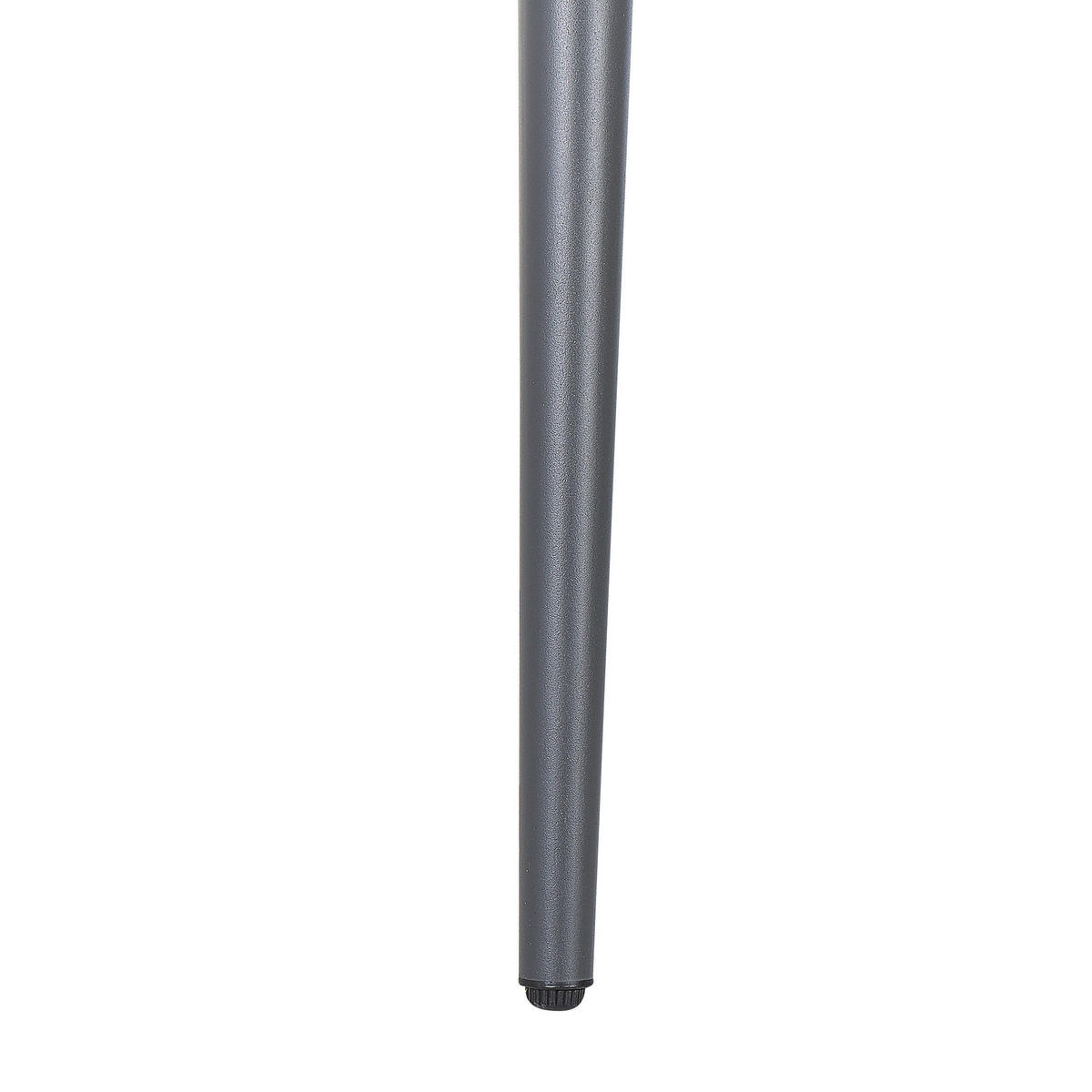 GARTENTISCH Aluminium grau 140/80 cm Lipari - Grau, Metall (140/80/75cm) - Beliani