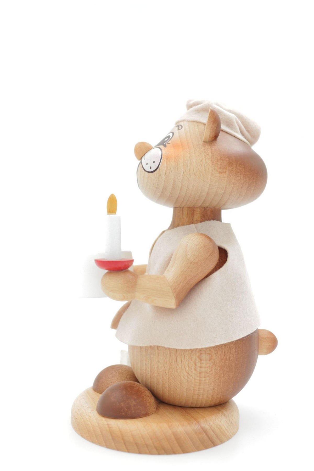 RAUCHFIGUR Hamster Nachtwandler 18 cm - Multicolor, Holz (12/18/0.1cm)