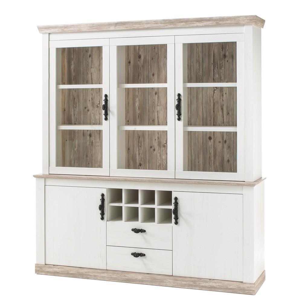Lomado Buffet Weiß 184x205x44 cm