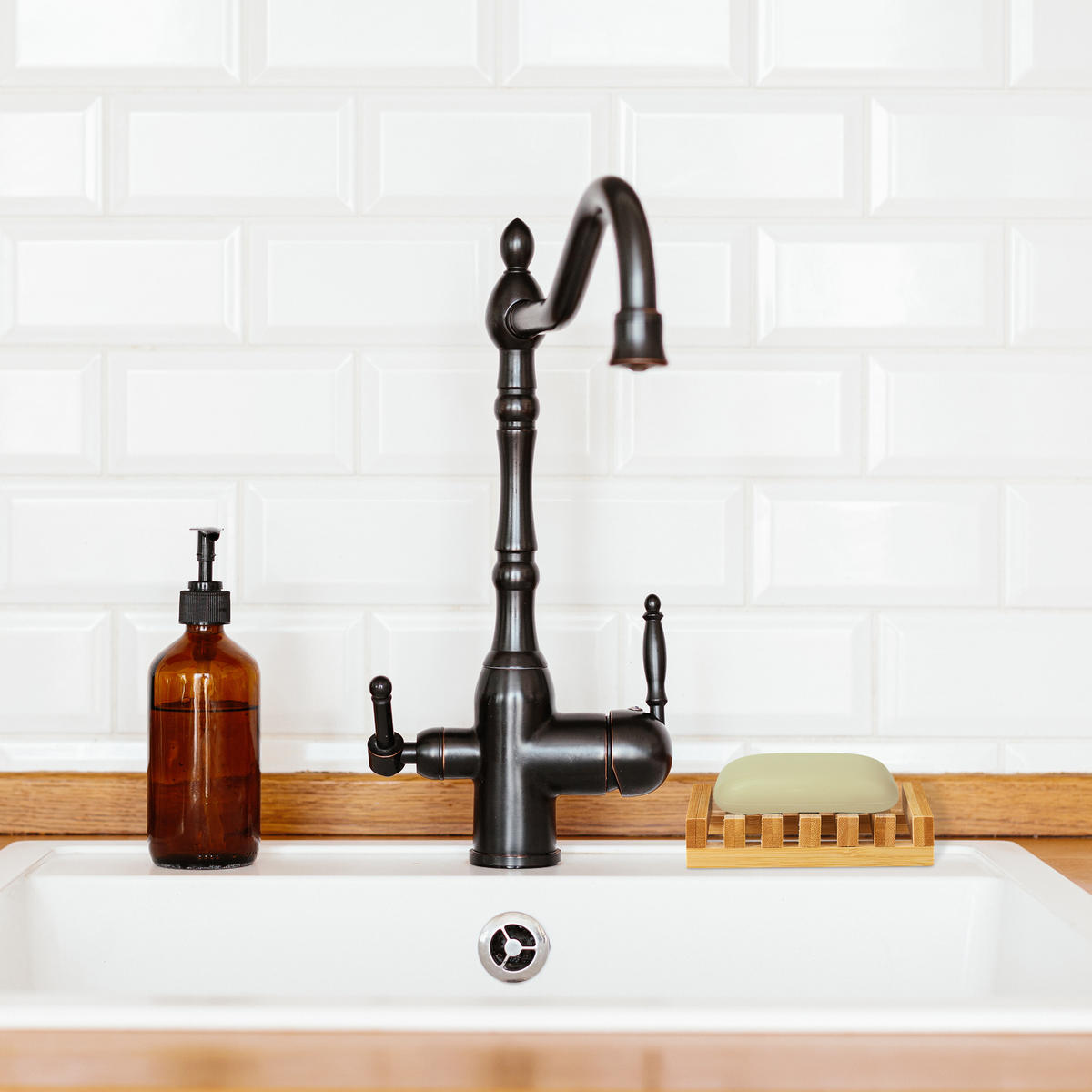 MISKA na mydlo - svetlohnedá, drevo (11.5/2.5/8.5cm) - Relaxdays