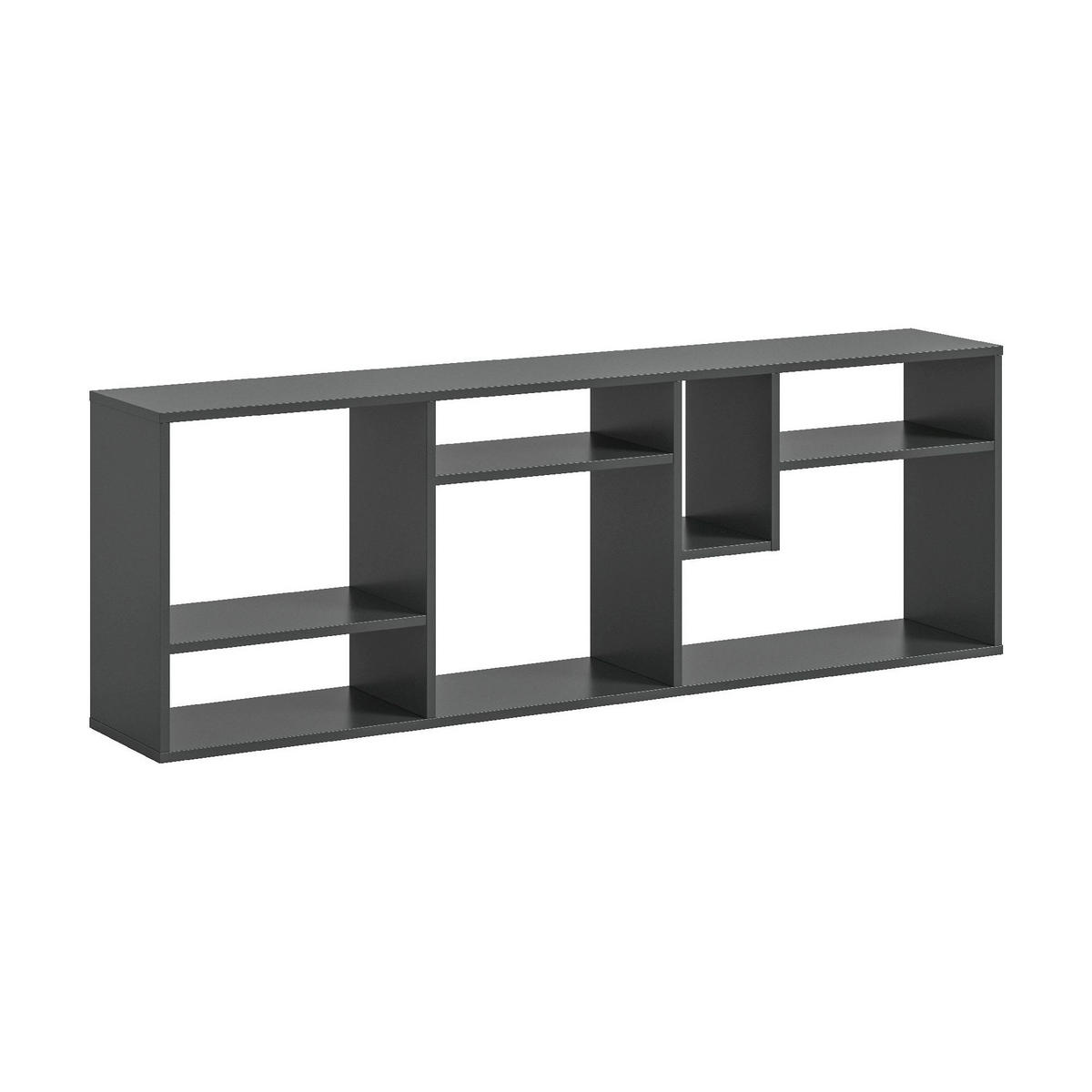 STANDREGAL Tommy 28/159/54 cm - Grau, Holzwerkstoff (159/54/28cm) - Xonox