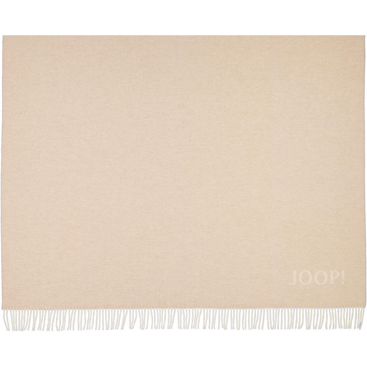 WOHNDECKEN FINE-DOUBLEFACE CREME-NATUR - Beige, Textil (130/180cm) - Joop!