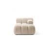 CHAISELONGUE rechts Bellis aus Boucle leichtes beige - Creme, Textil (94/70/155cm) - Micadoni