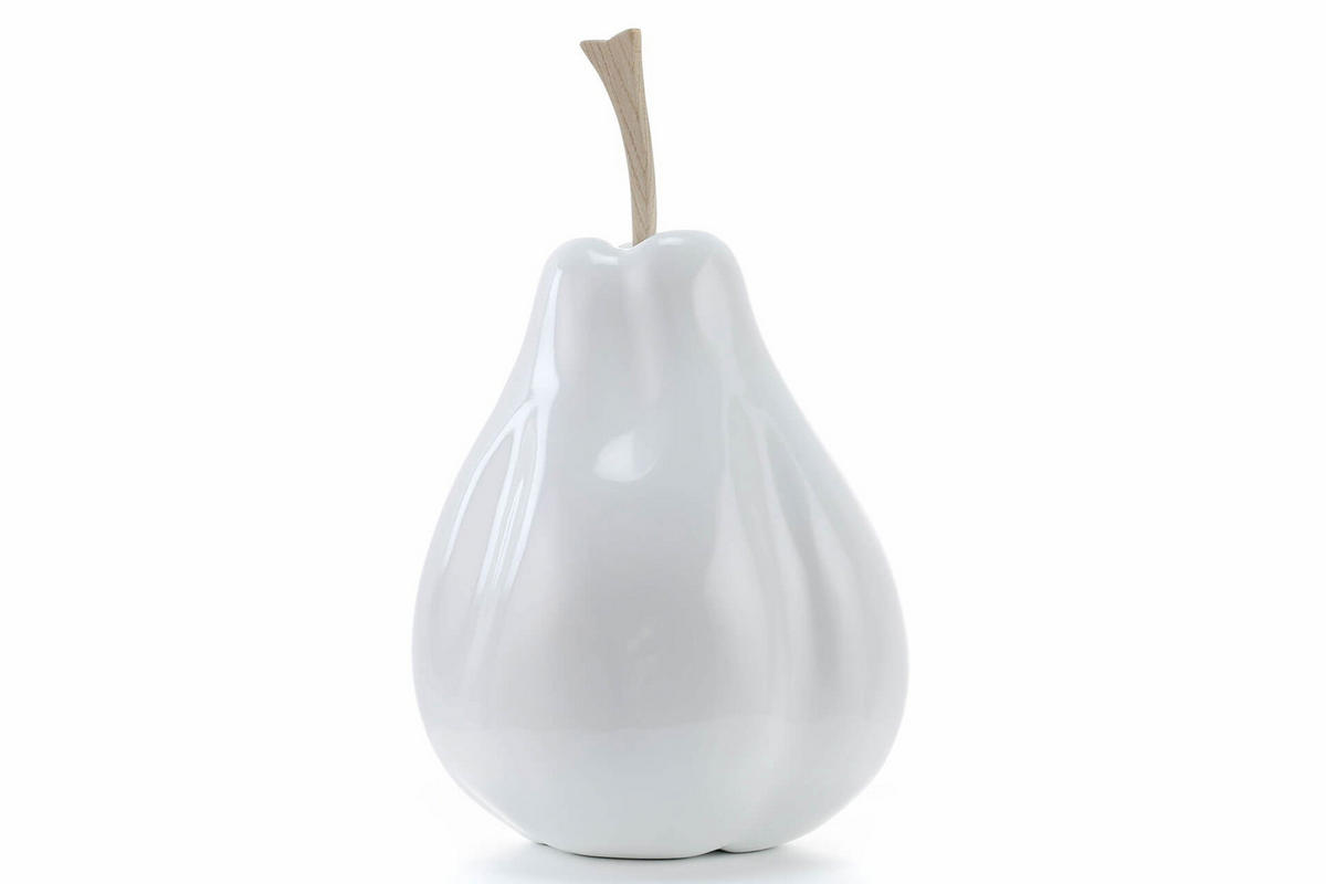 SKULPTUR Weiß 25/45 cm - Weiß, Stein (25/45/25cm) - KUNSTLOFT