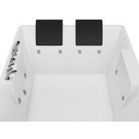 WHIRLPOOLBADEWANNE - 2 Personen - Acryl - Weiß - - Weiß, Kunststoff (182/62/122cm) - Vente-Unique