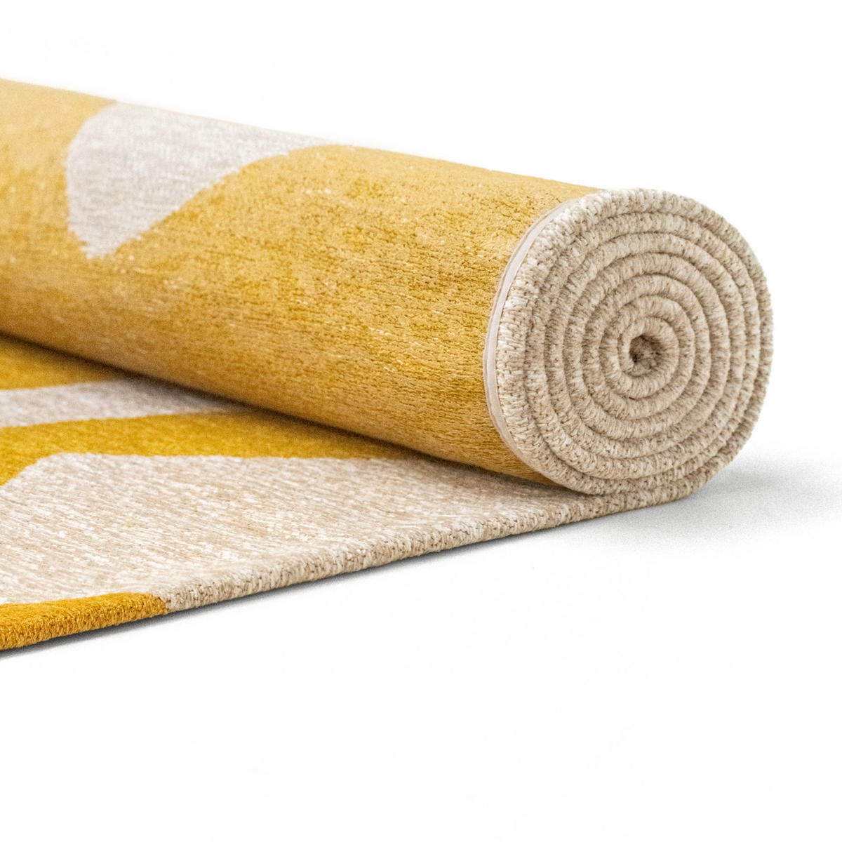 PREPROGA Ribbon Pure Yellow 140/200 cm - rumena, umetna masa/tekstil (140/200cm) - Louis De Poortere