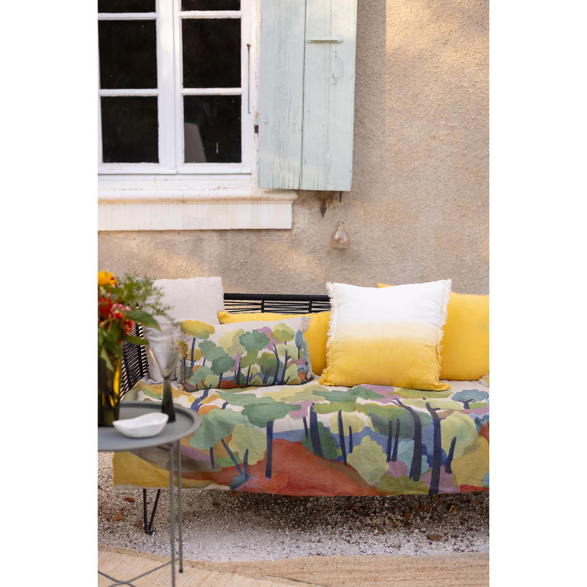 STEPPDECKE Zeff Melio multico 85 x 200 cm - Multicolor, Textil (85/200cm) - Vivaraise