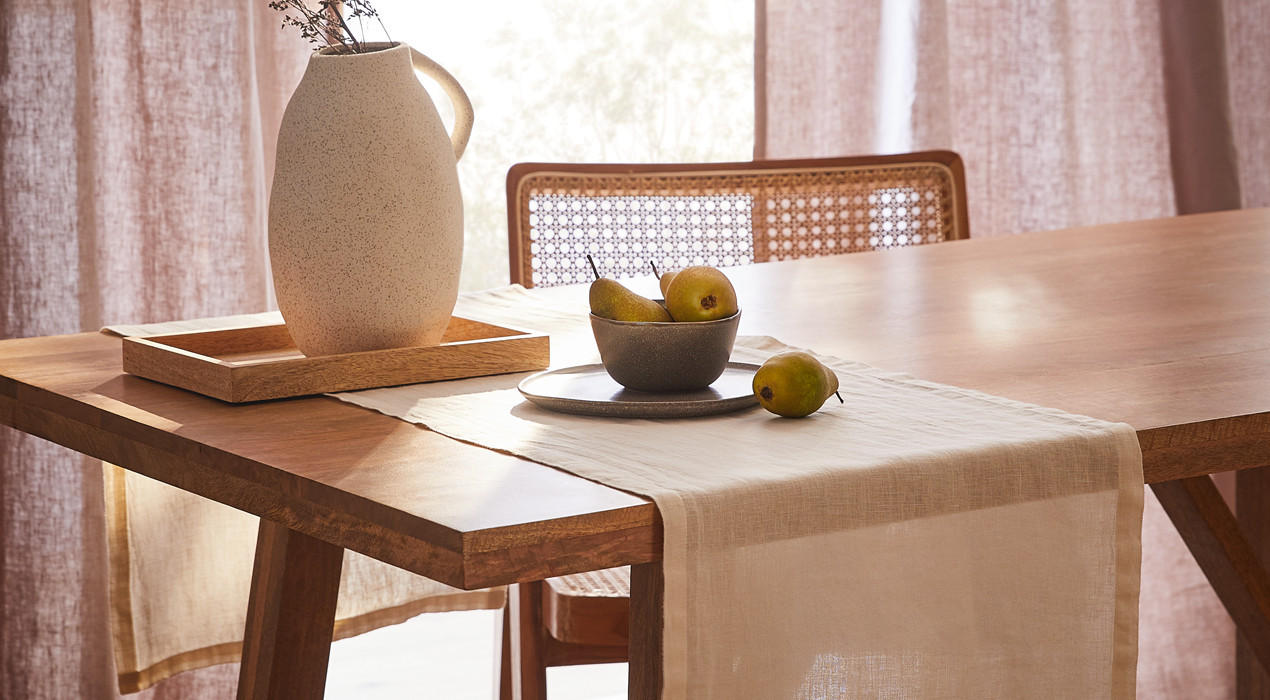 Tischläufer Leinen