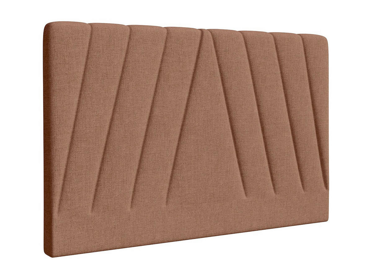 BETT-KOPFTEIL 190 cm - Stoff - Terracotta - LIDAMA - Braun, Textil (192/110/10cm) - Pascal Morabito