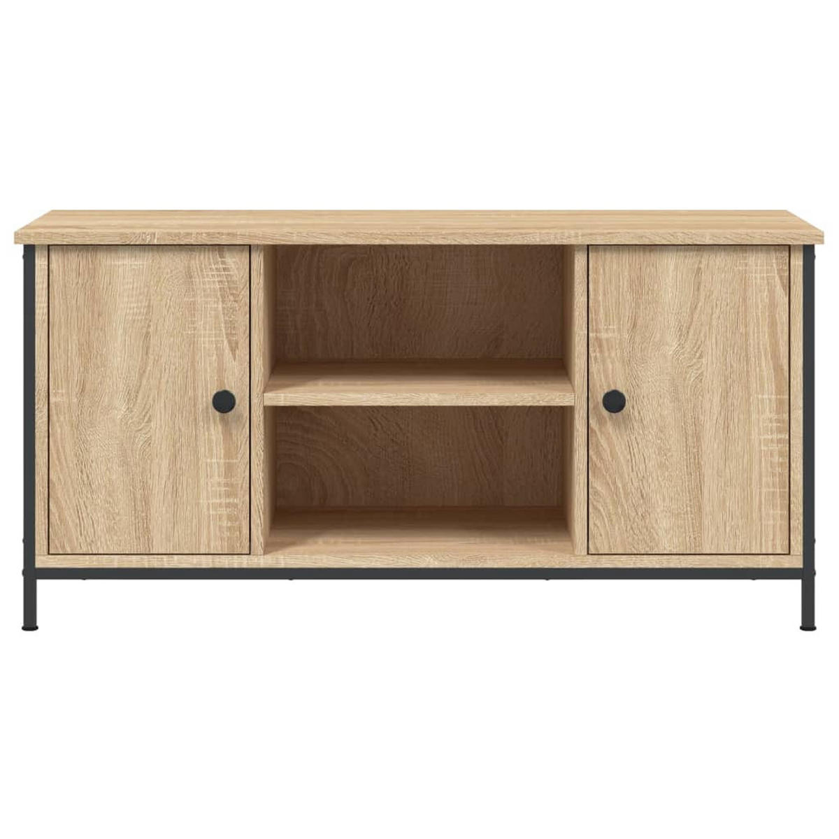 TV-SCHRANK Sonoma-Eiche 100/40/50 Cm Holzwerkstoff - Braun, Holzwerkstoff (100/50/40cm) - vidaXL