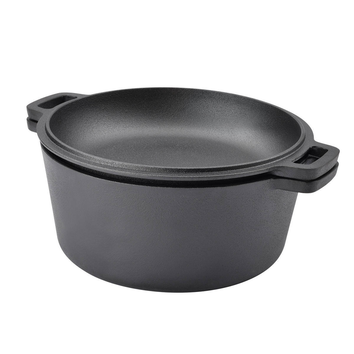 DUTCH OVEN 6L - Schwarz, Metall (25cm) - TAINO
