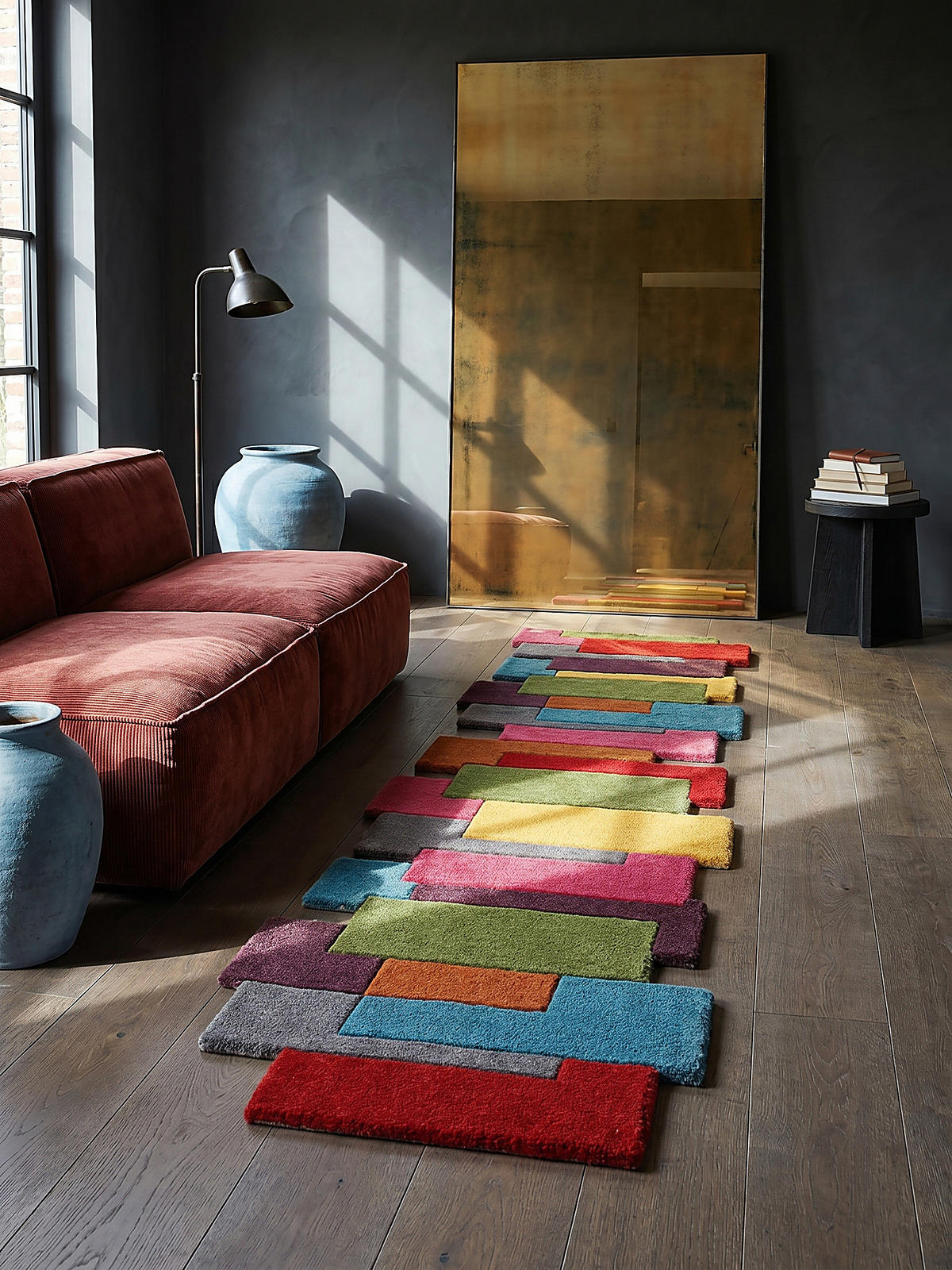 TEPPICHLÄUFER HALLEIN 66/300 cm - Multicolor, Textil (300/66cm) - KADIMA DESIGN