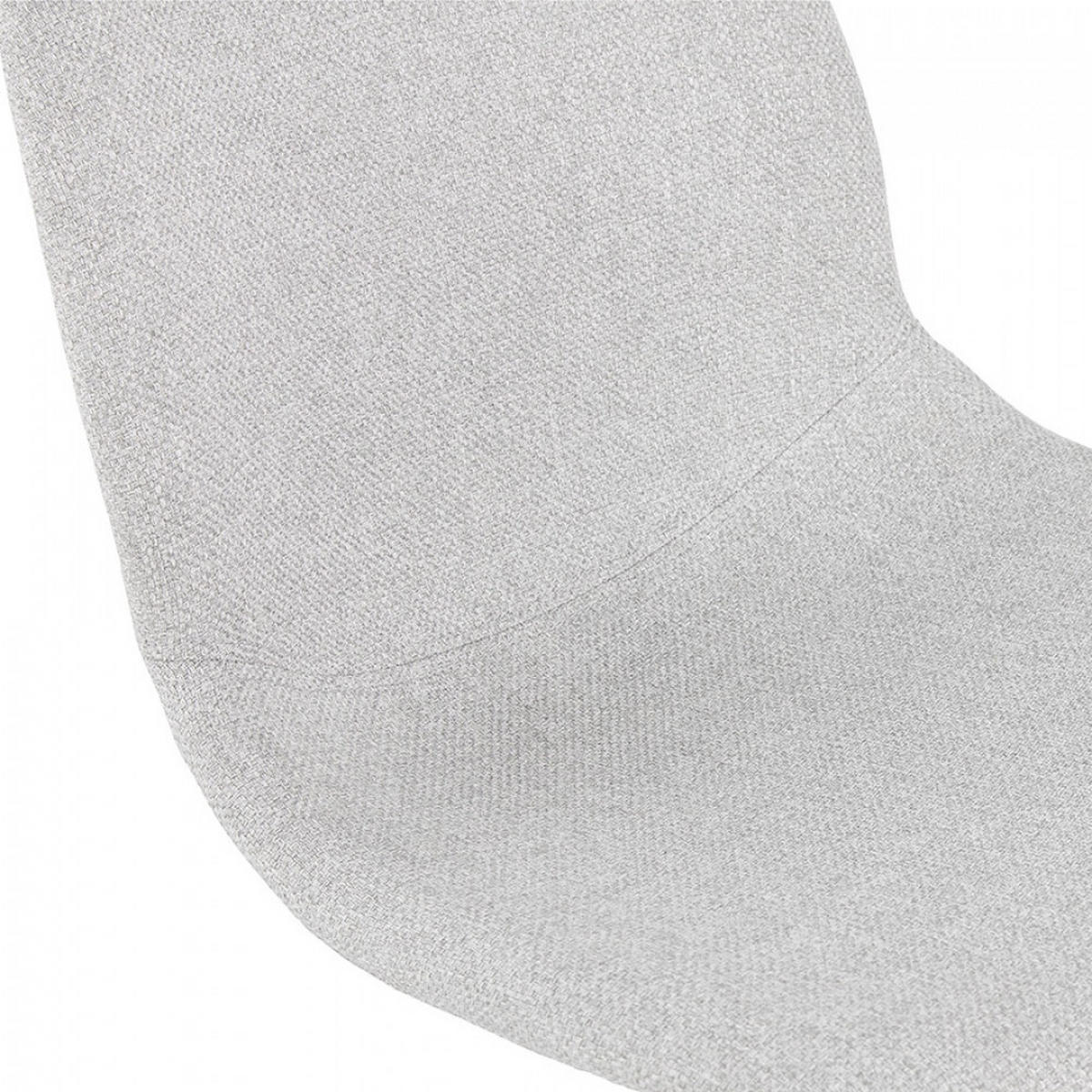 STUHL grau 45x82x48.5cm - Hellgrau/Schwarz, Textil/Metall (45/82/48.5cm) - AlterEgo