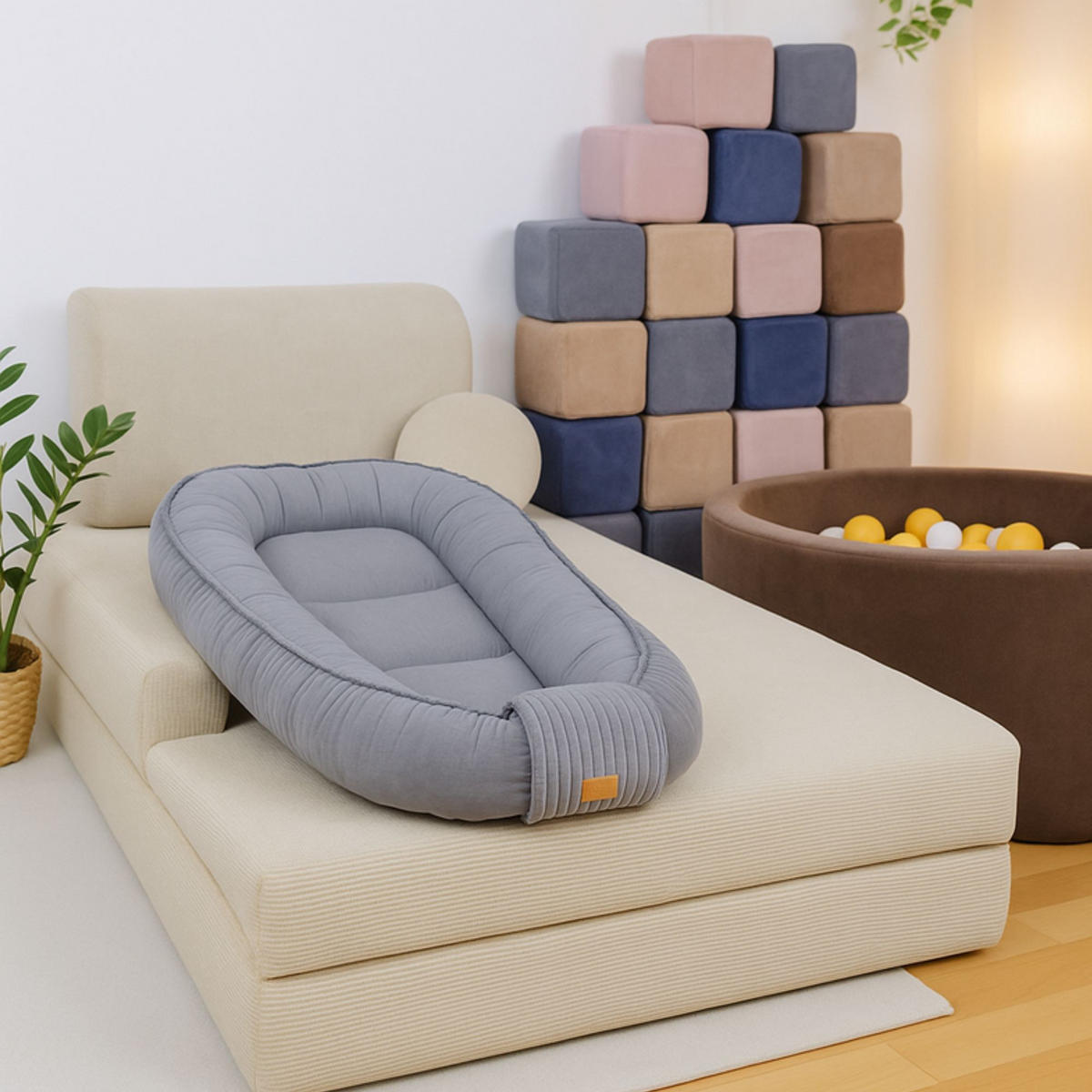 BABYNEST, Aesthetic, Ecru - Weiß, Textil (55/83cm) - MeowBaby