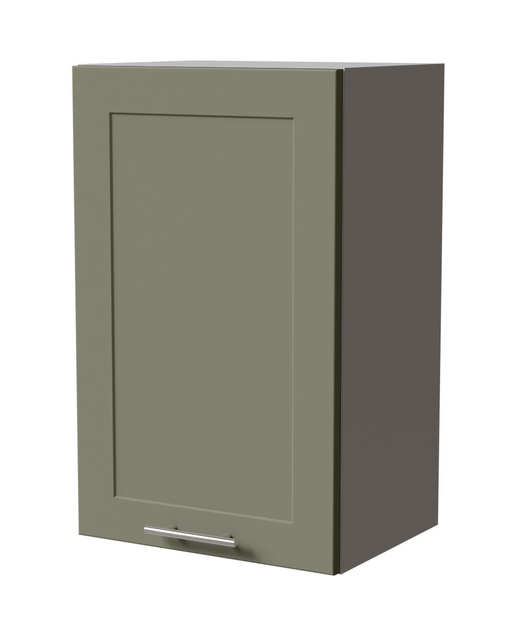 Feldmann-Wohnen Hängeschrank Grün, Grau 45x72x32.5 cm
