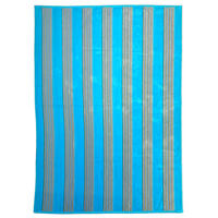 STRANDTUCH Frottee Velours Jacquard Milonga Türkis 140x180 400g/m² - Blau, Textil (140/180cm) - LE COMPTOIR DE LA PLAGE