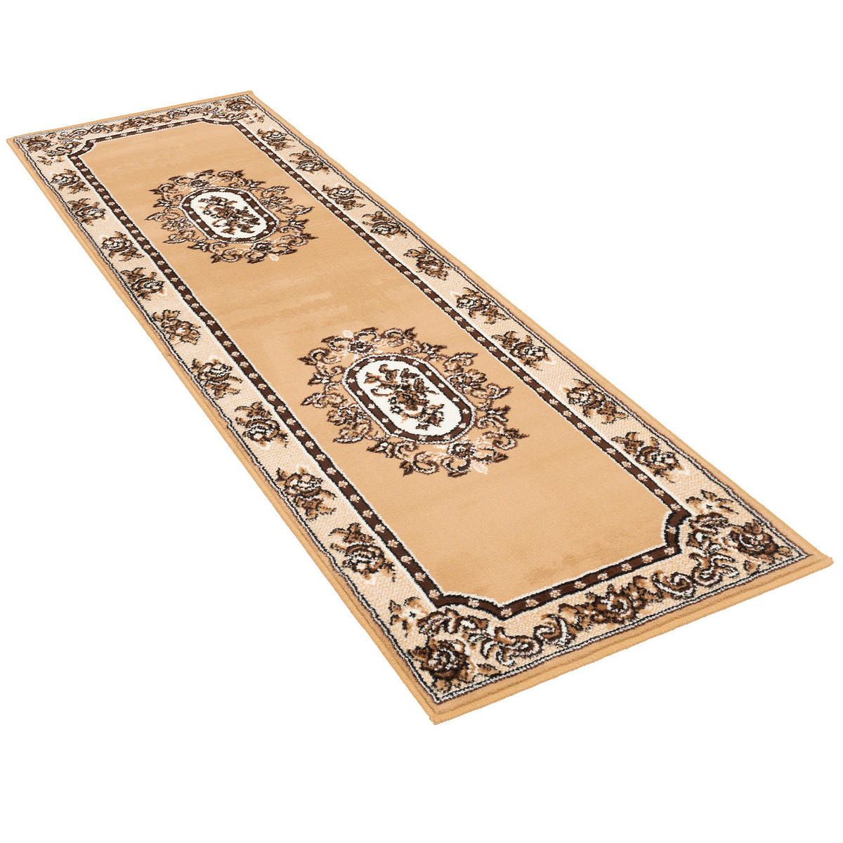 ORIENT VELOURS TEPPICH LÄUFER TRENDLINE - Beige, Textil (70/230cm) - Pergamon