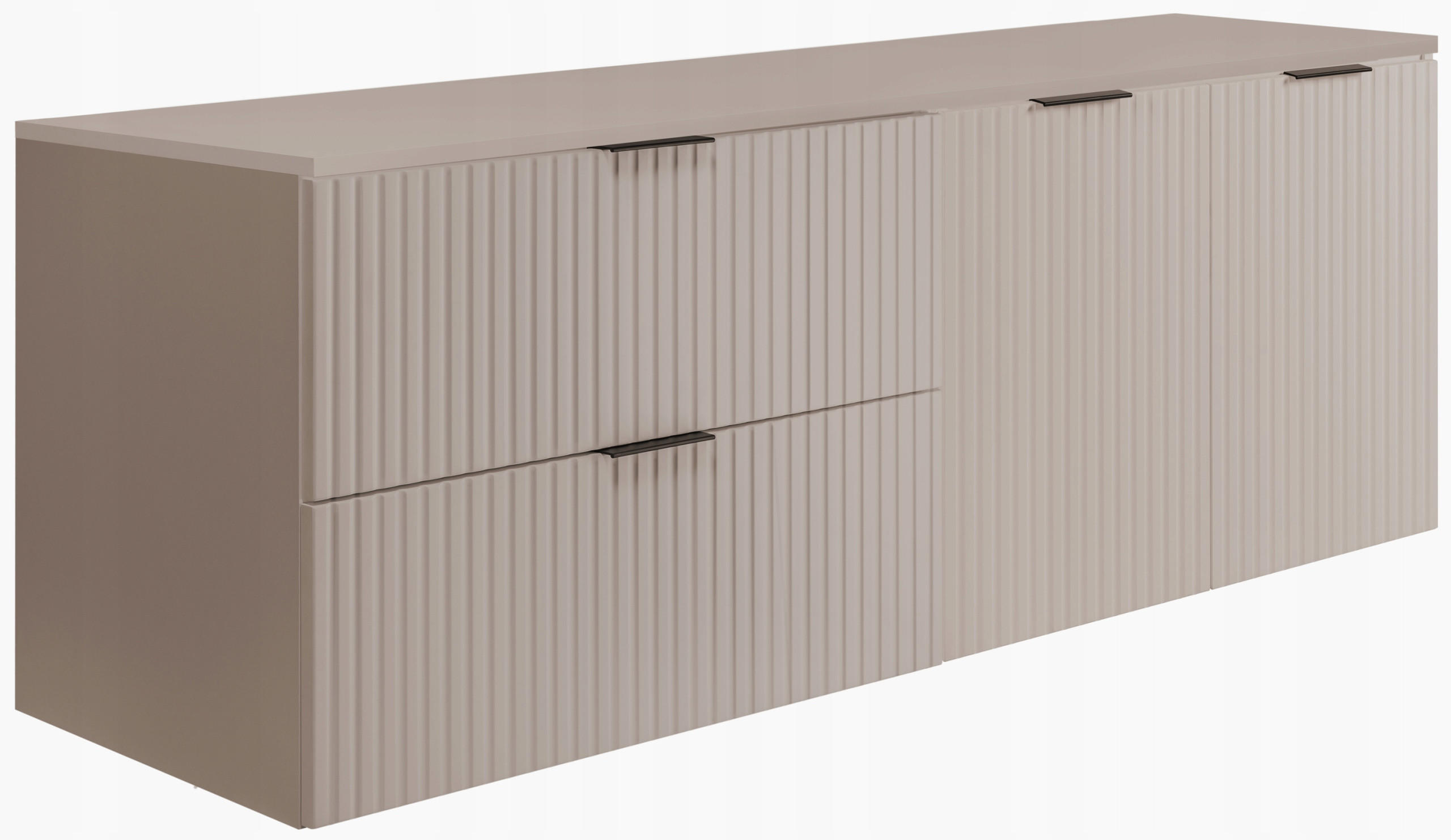 Rodan Waschbeckunterschrank Eiche 140x57x46 cm