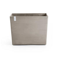 BLUMENTOPF Paris Wheels 85,2/39,5/65,8 cm Taupe - Taupe, Kunststoff (85.2/65.8cm) - Ecopots