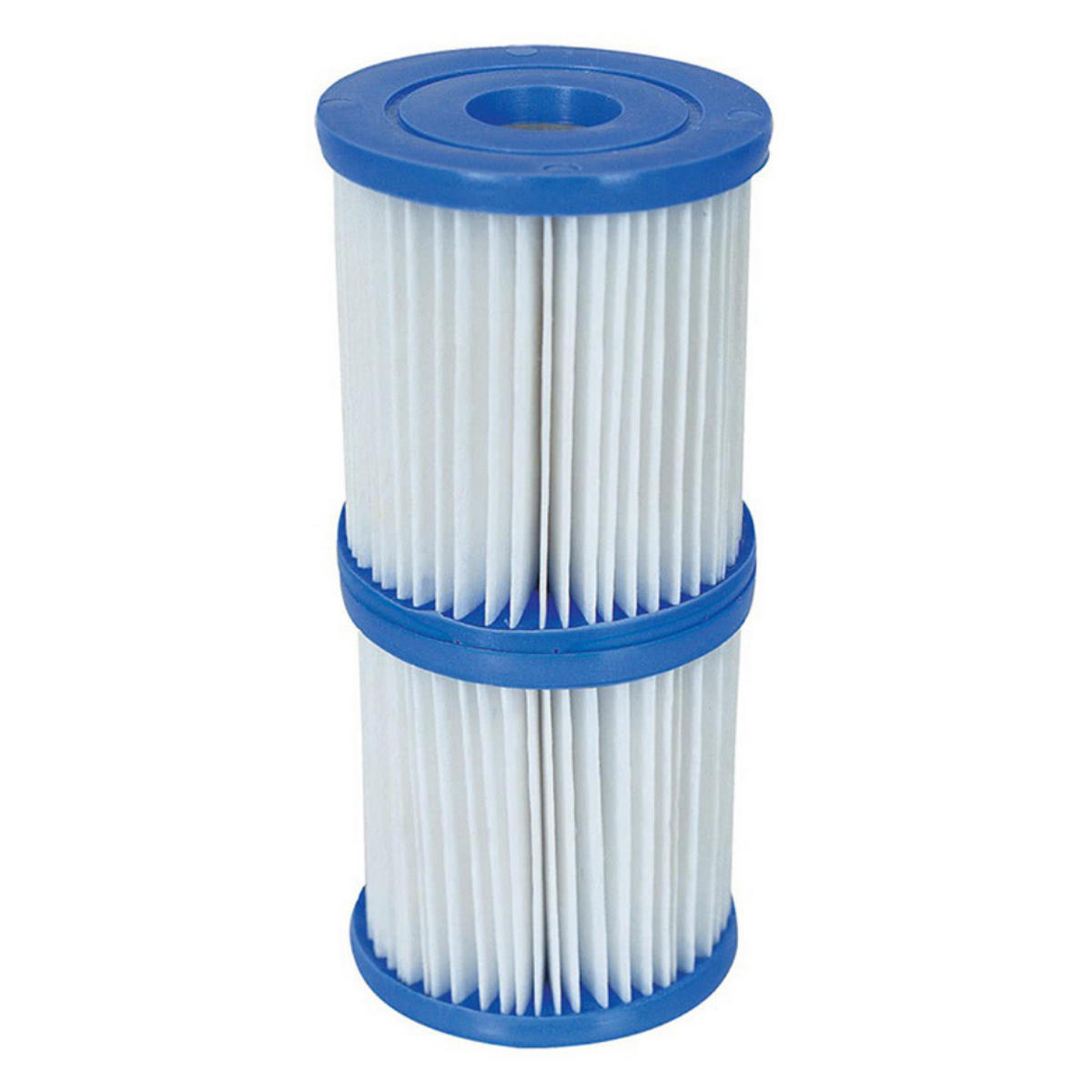 FAST SET POOL Blau 305 × 76 cm Rund Aufblasbar mit Filterpumpe - Blau, Kunststoff (305/76/305cm) - Bestway